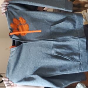 Clemson hoodie sweatshirt that zips up